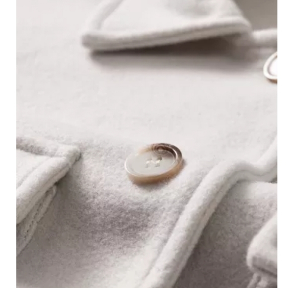 π₯HPπ₯π1 XL left New boutique white baggy shacket - Picture 6 of 17